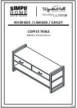 Preview for 1 page of Simpli Home WyndentHall brooklyn + max 3AXCRIV-01 Quick Start Manual