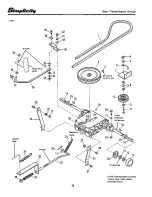 Предварительный просмотр 14 страницы Simplicity 12.5 LT Parts Manual