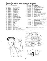 Предварительный просмотр 35 страницы Simplicity 1219 Parts Manual