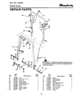 Предварительный просмотр 41 страницы Simplicity 1219 Parts Manual