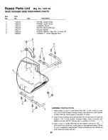 Предварительный просмотр 62 страницы Simplicity 1219 Parts Manual