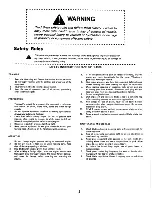 Preview for 2 page of Simplicity 1319 Operator'S Manual