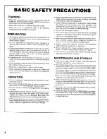 Preview for 2 page of Simplicity 1510PS Operator'S Manual