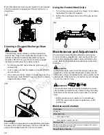 Preview for 12 page of Simplicity 1524 Operator'S Manual