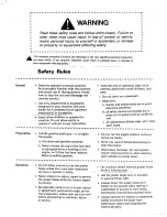 Preview for 3 page of Simplicity 1690038 Operator'S Manual