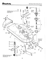 Preview for 38 page of Simplicity 1690530 Parts Manual