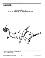 Предварительный просмотр 30 страницы Simplicity 1692680 Parts Manual