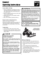 Preview for 8 page of Simplicity 1692924 Operator'S Manual