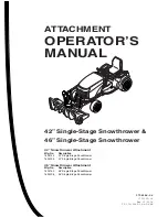 Preview for 1 page of Simplicity 1694144 Operator'S Manual