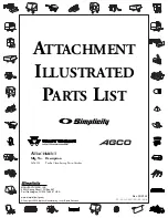 Simplicity 1694153 Illustrated Parts List preview