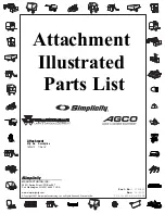 Simplicity 1695419 Illustrated Parts List preview