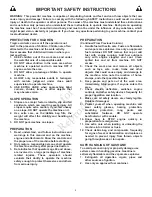 Предварительный просмотр 2 страницы Simplicity 1696095 Safety Instructions & Operator'S Manual