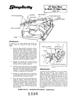 Preview for 1 page of Simplicity 190 Operator'S Manual