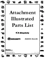 Предварительный просмотр 1 страницы Simplicity 2392 Illustrated Parts List