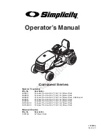 Simplicity 2690817 Operator'S Manual preview