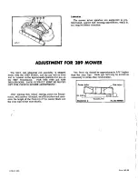 Preview for 4 page of Simplicity 289 Instructions And Parts List