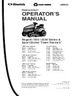 Preview for 3 page of Simplicity 514G Operator'S Manual