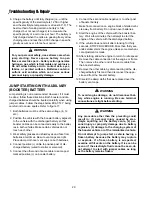 Preview for 24 page of Simplicity 514G Operator'S Manual