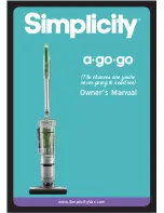 Предварительный просмотр 1 страницы Simplicity a-go-go Owner'S Manual