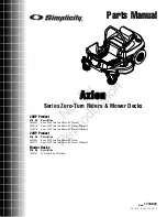 Simplicity Axion 1695447 Parts Manual preview