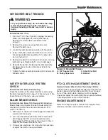 Preview for 22 page of Simplicity Baron 2400 Series Operator'S Manual