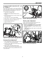 Предварительный просмотр 27 страницы Simplicity Broadmoor 22HP Operator'S Manual