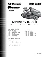 Simplicity Broadmoor 515 Parts Manual preview