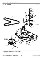 Предварительный просмотр 46 страницы Simplicity Broadmoor Hydro Parts Manual