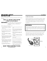 Preview for 3 page of Simplicity Central Vacuum Power Units Owner'S Manual