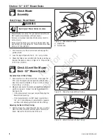 Предварительный просмотр 8 страницы Simplicity Citation 5900522 Dealer Setup & Adjustment Instructions Manual