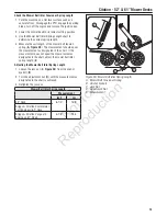 Предварительный просмотр 13 страницы Simplicity Citation 5900522 Dealer Setup & Adjustment Instructions Manual