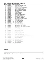 Preview for 35 page of Simplicity Cobalt 5101602 Parts Manual