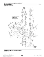 Предварительный просмотр 44 страницы Simplicity Conquest Garden Tractor & Mower Deck Parts Manual