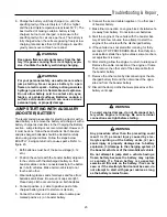 Preview for 29 page of Simplicity Coronet 1693030 Operator'S Manual