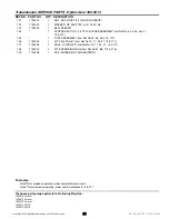 Preview for 23 page of Simplicity Coronet 2400 Series Parts Manual