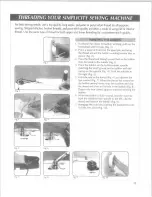 Preview for 12 page of Simplicity Creative Spirit Plus SA2200 Instruction Manual & Reference Manual