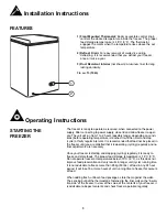 Preview for 5 page of Simplicity DCFM040A1WSP Owner'S Use And Care Manual