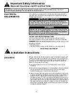 Preview for 4 page of Simplicity DCFM070A1WSP User Manual