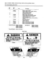 Предварительный просмотр 31 страницы Simplicity GTH Series Parts Manual