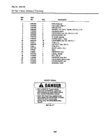 Предварительный просмотр 107 страницы Simplicity GTH Series Parts Manual