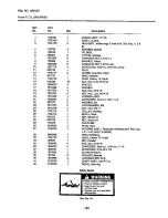 Предварительный просмотр 143 страницы Simplicity GTH Series Parts Manual