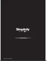 Preview for 14 page of Simplicity HHPL Owner'S Manual