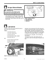 Предварительный просмотр 9 страницы Simplicity Javelin RZT20440BVE2 Dealer Setup & Adjustment Instructions Manual