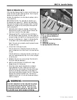 Preview for 13 page of Simplicity Javelin RZT20440BVE2 Dealer Setup & Adjustment Instructions Manual