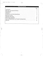 Preview for 7 page of Simplicity SDR307EE Owner'S Manual