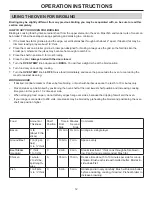 Preview for 14 page of Simplicity SER241WC Owner'S Use And Care Manual