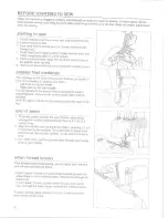 Preview for 12 page of Simplicity Serge Pro SW432 Instruction Manual