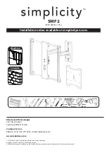 Preview for 1 page of Simplicity SMF2 Manual