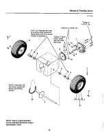 Предварительный просмотр 14 страницы Simplicity Sno-Away 13781 & Up Parts Manual