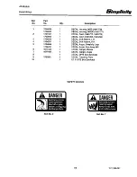 Предварительный просмотр 19 страницы Simplicity Sno-Away 8-60 Parts Manual